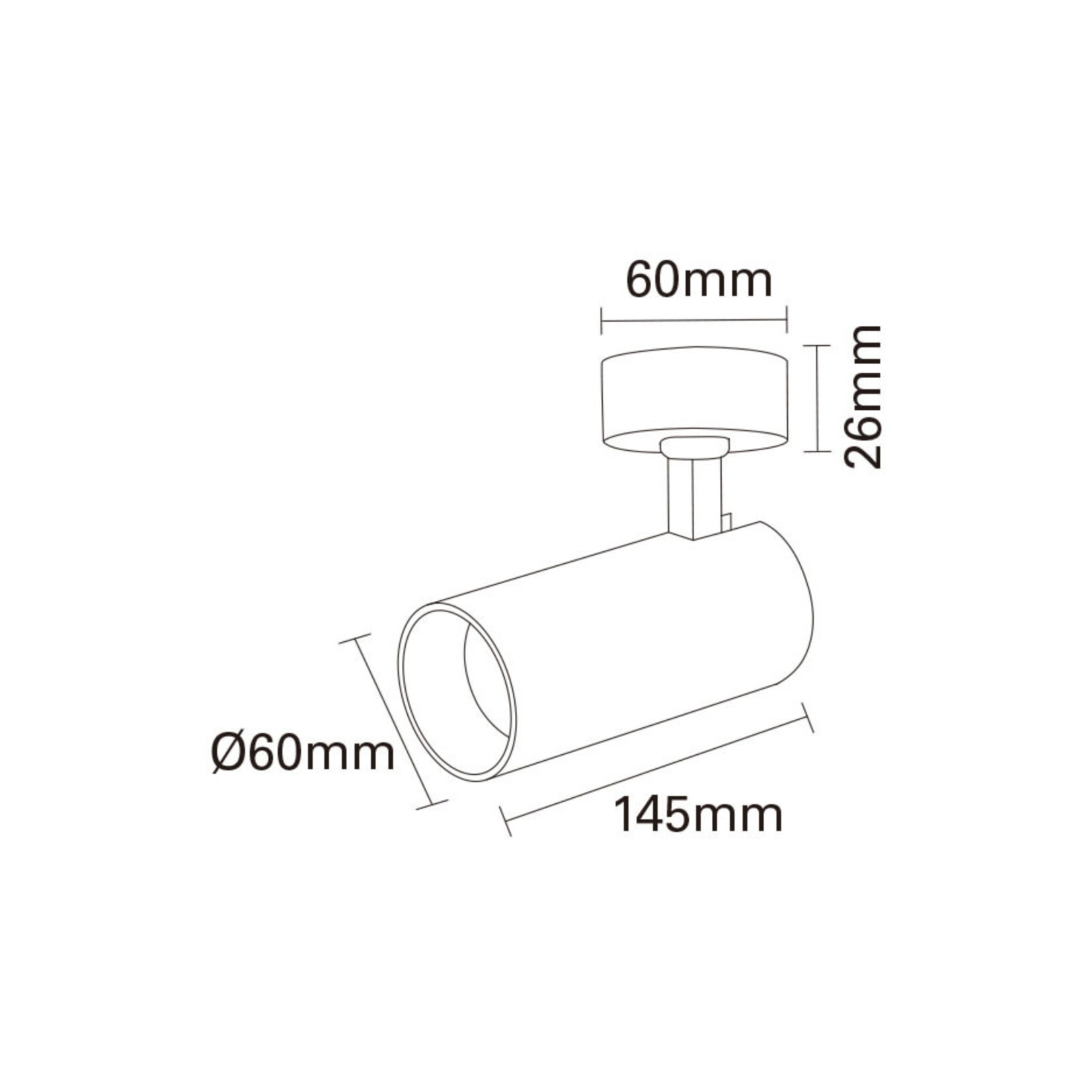 Kilian Spot weiss, D6xH14.5cm