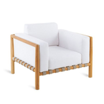 Sessel Pevero 94x83xH60/39cm, Kissen weiss AUSSTELLUNGSMODELL