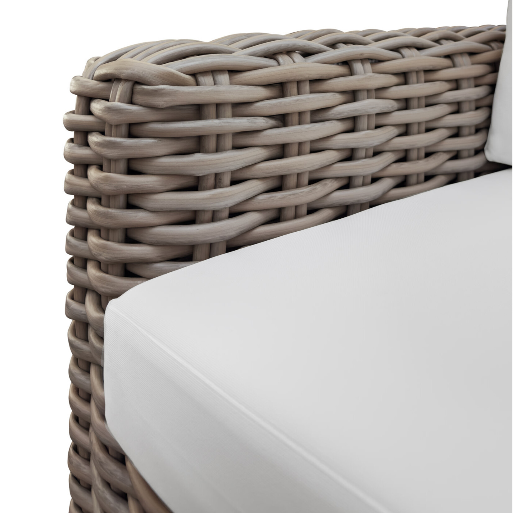 Lewiston Sofa grau, 246x96cm inkl. Kissen