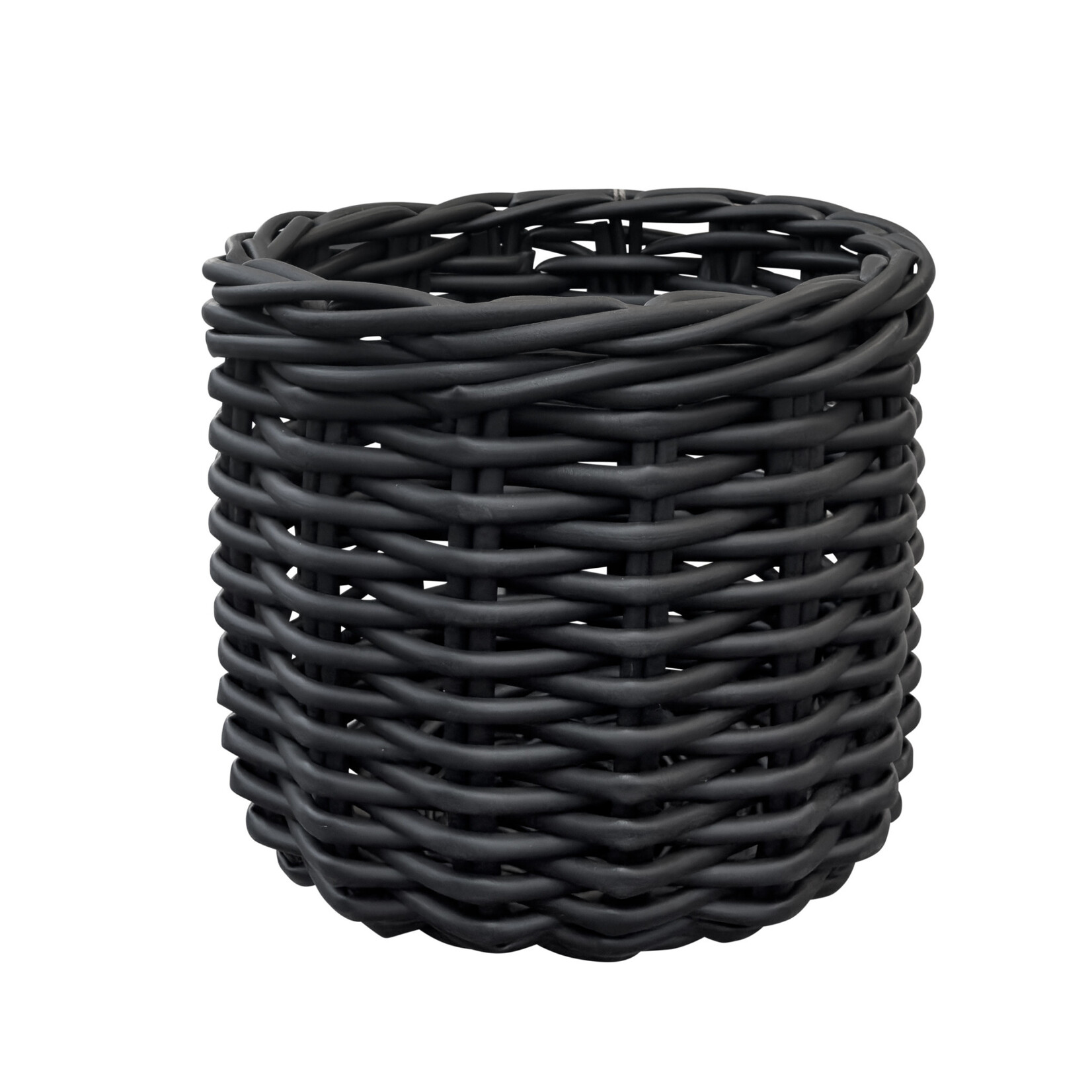 Ponte Vedra Kunstrattan Korb schwarz, D50xH45cm