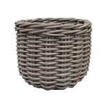 Ponte Vedra Kunstrattan Korb grau, D50xH45.5cm