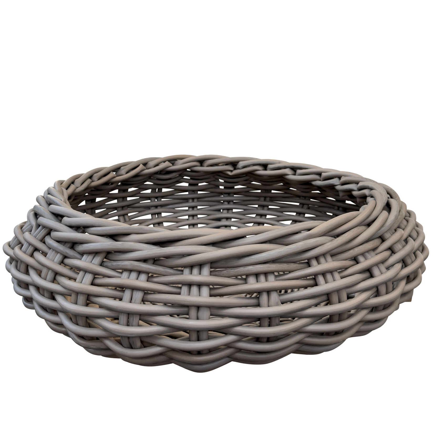 Orbita Kunstrattan Korb grau, D64xH23cm