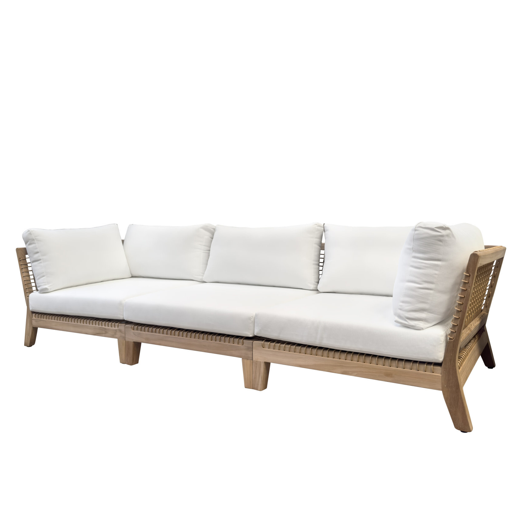 Monte Rosa Eckmodul, 98x98xH60cm inkl. Kissen weiss