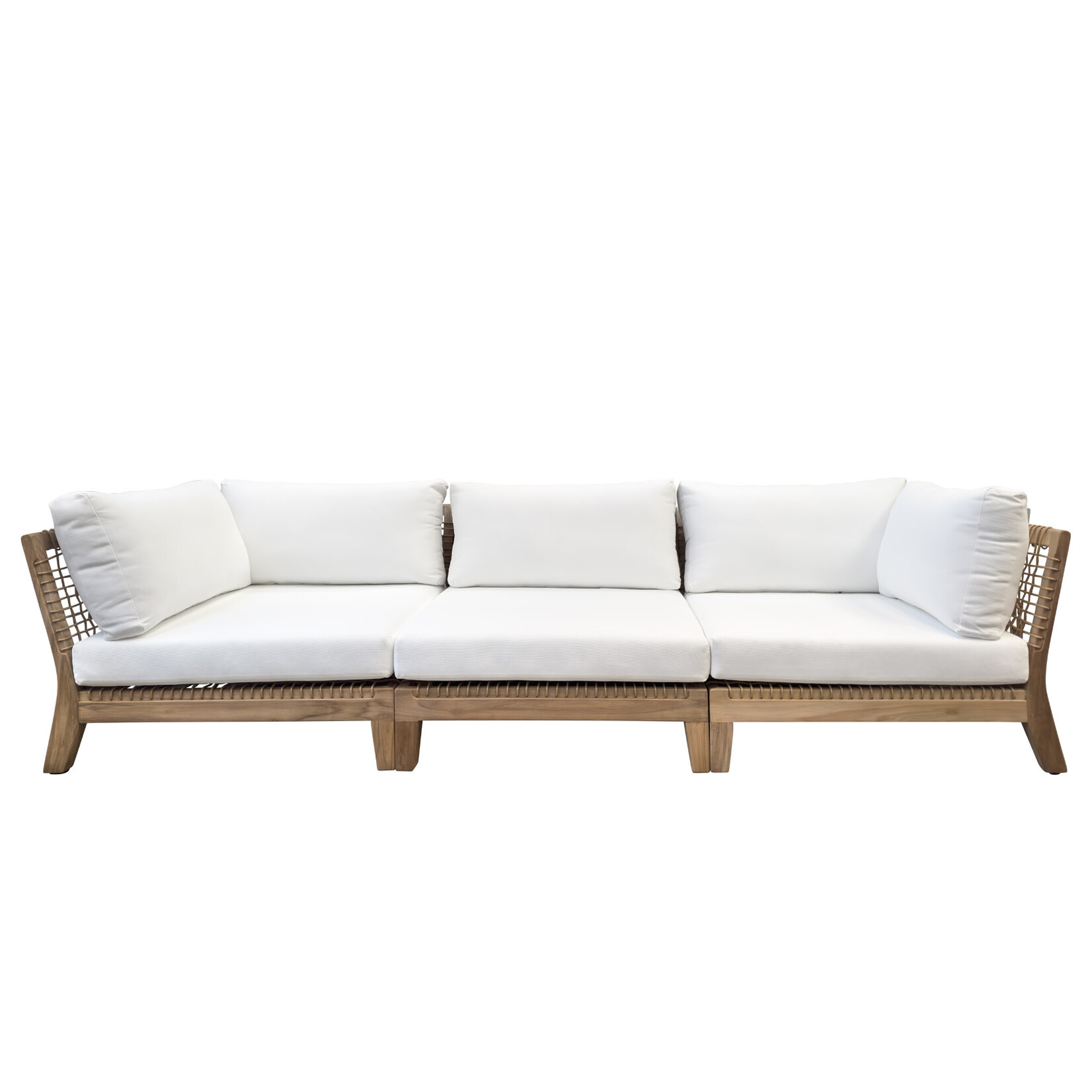 Monte Rosa Eckmodul, 98x98xH60cm inkl. Kissen weiss