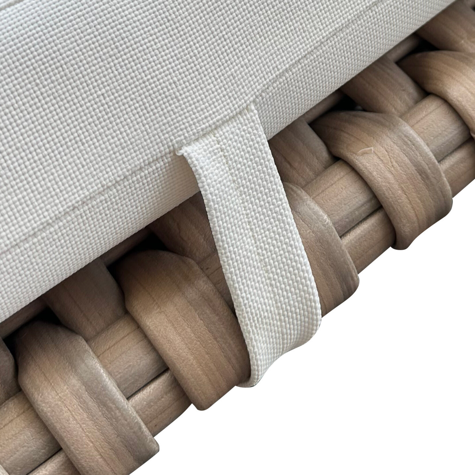 Lewiston Liegestuhl grau, 210x85xH30cm inkl. Kissen