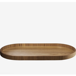Tablett oval 44x22xH2.4 cm, Weidenholz