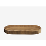 Tablett oval 35x16xH2.4 cm, Weidenholz