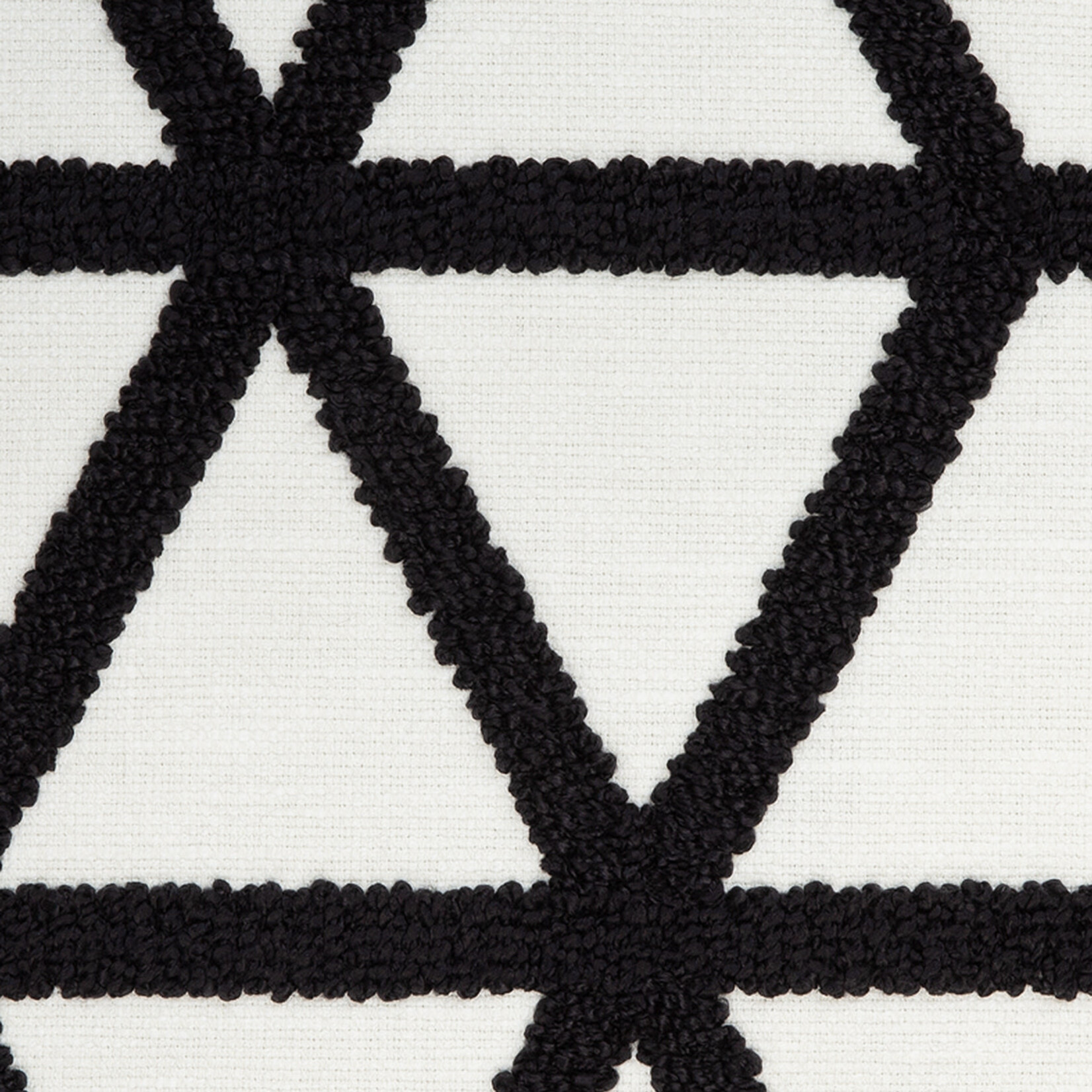 Dexter Kissen weiss/schwarz gemustert 60x60cm