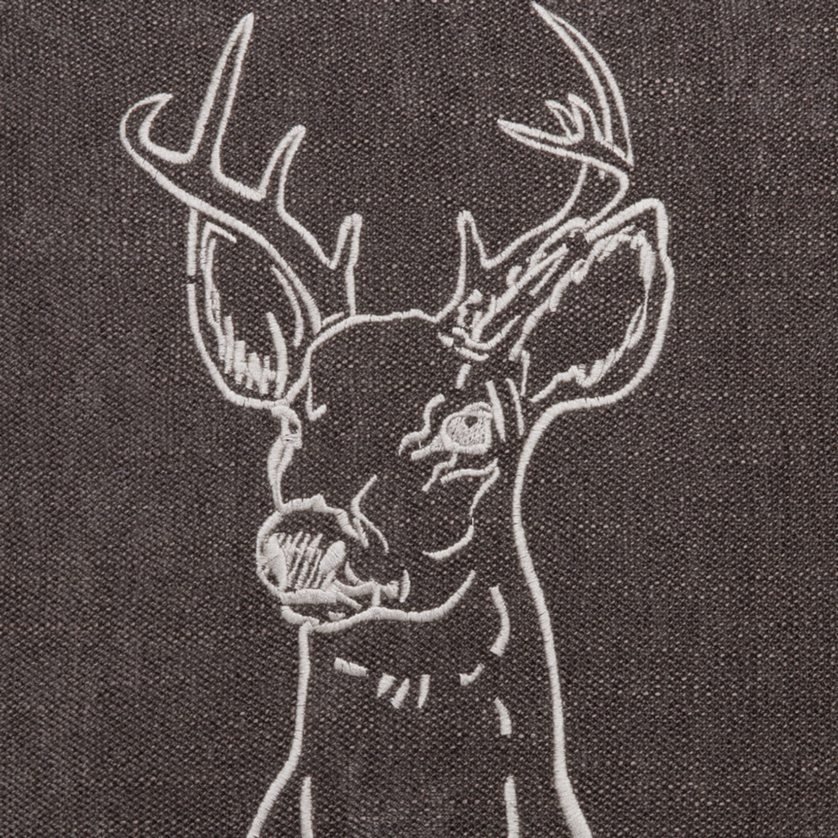 Romeo Kissen braun mit Hirsch 50x50cm