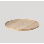 Serviertablett Eiche rund 34cm