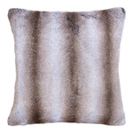 Romeo Kissen Kunstfell/grau Fischgrät 55x55cm