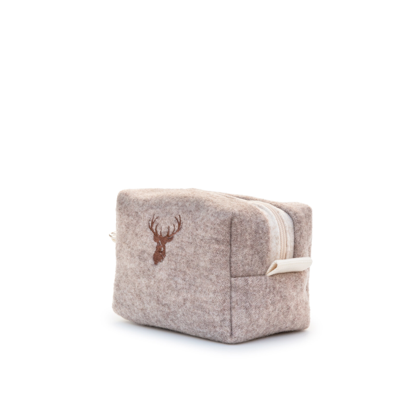 Necessaire Filz M beige 15x10xH11cm