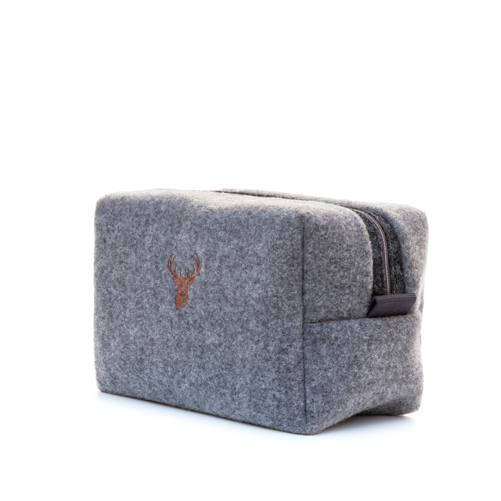 Necessaire Filz L grau 24x15xH16cm