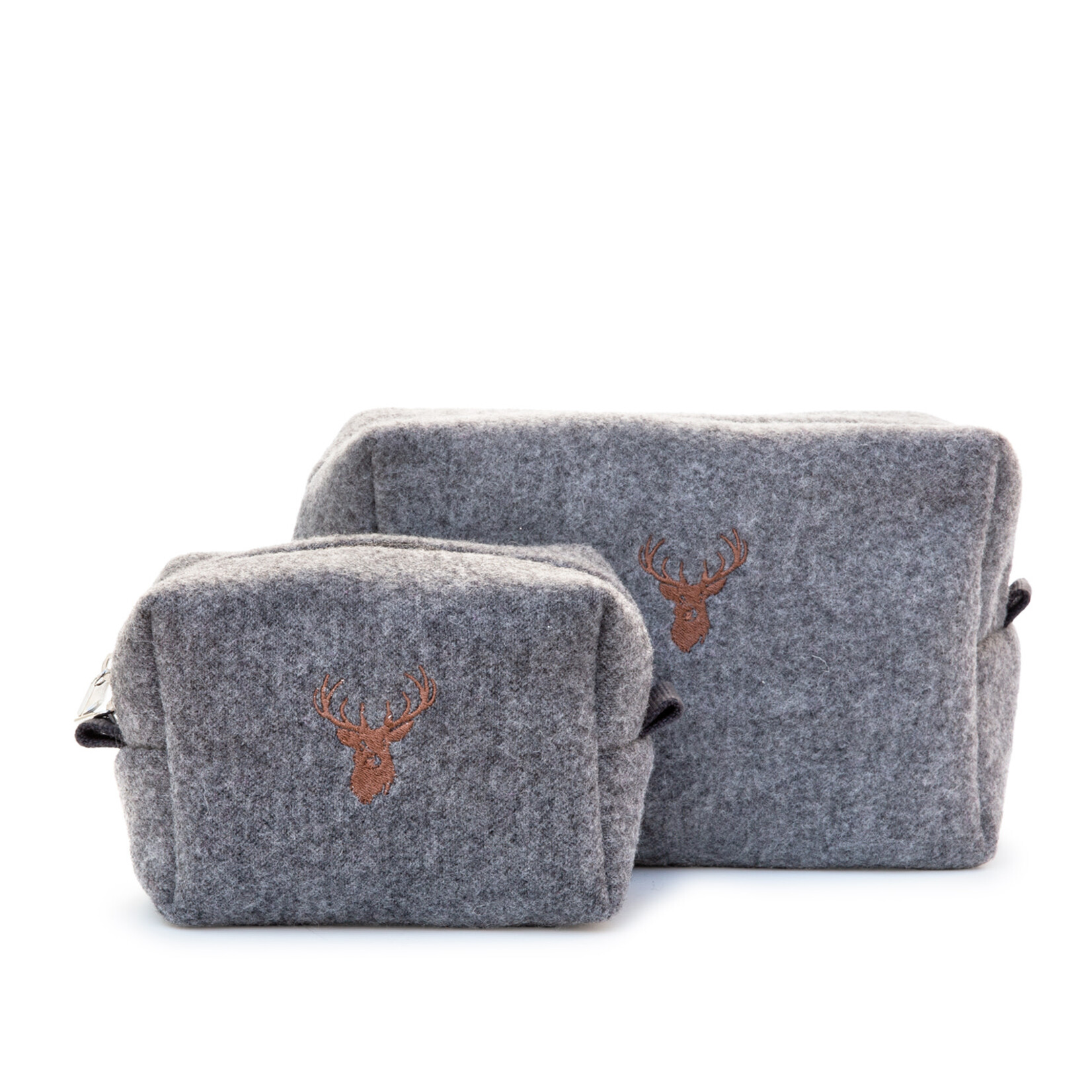 Necessaire Filz L grau 24x15xH16cm