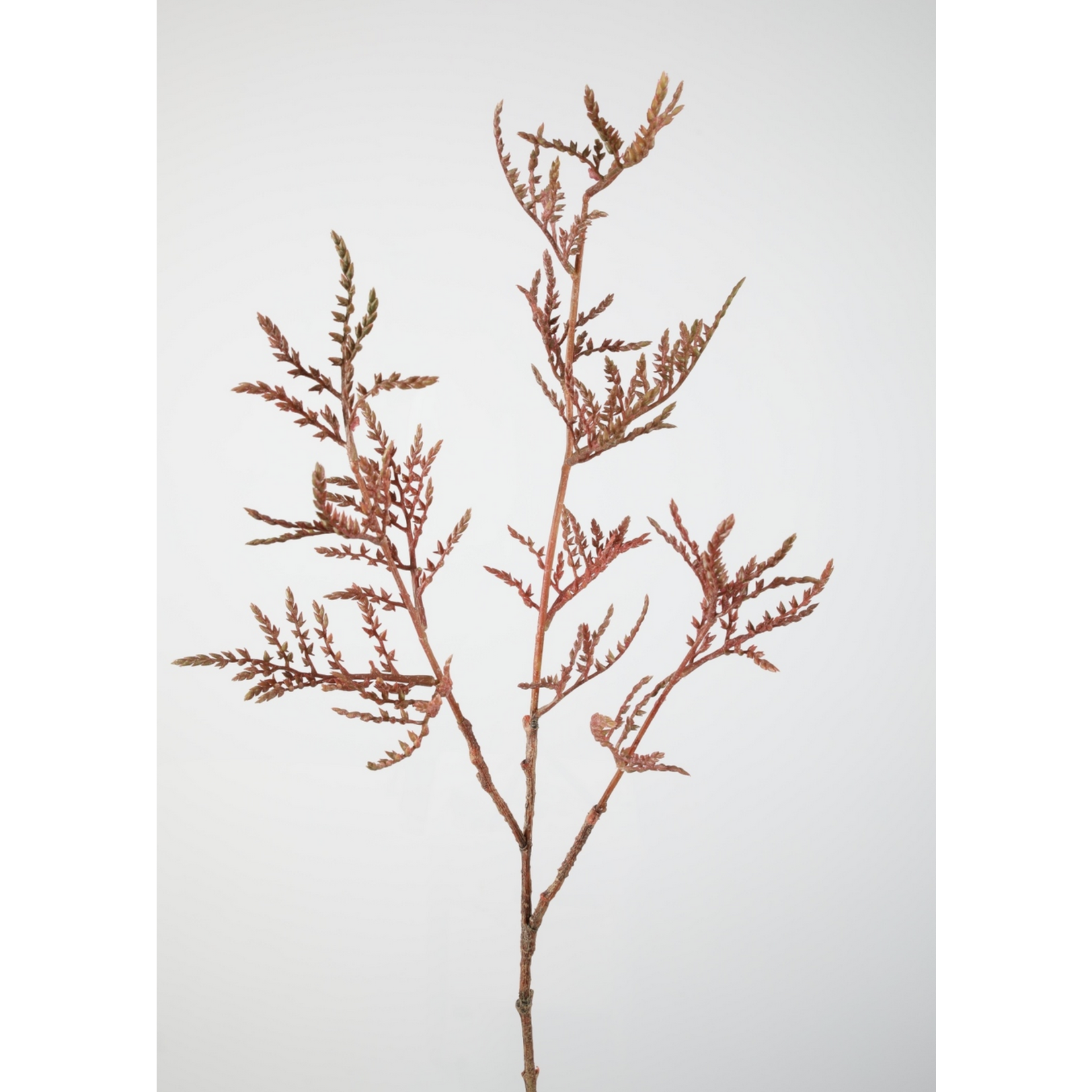 Kunstpflanze Strauchzweig rötlich ca. 104cm