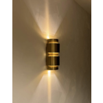 Dolder  Wandlampe gold matt   26x26xH51cm