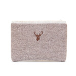 Clutch Filz beige 25x2xH18cm