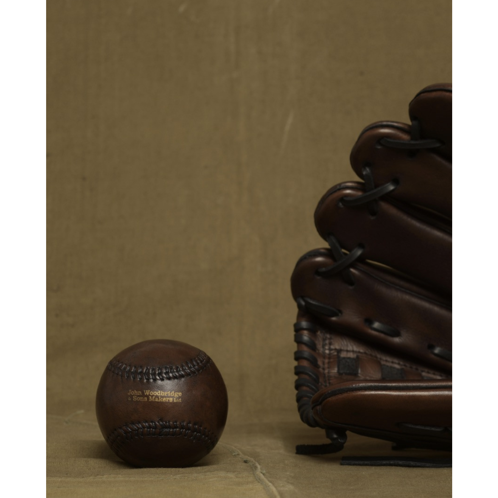 Baseball Ball Leder braun