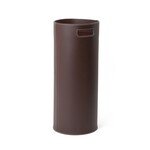 Schirmständer Leder: braun, Naht: weiss D25x58cm
