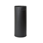 Schirmständer Leder: schwarz, Naht: schwarz D25x58cm