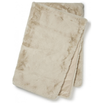 Kunstfelldecke beige 120x180cm, 100% PES