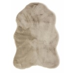Kunstfell taupe 60x90cm, 100% PES