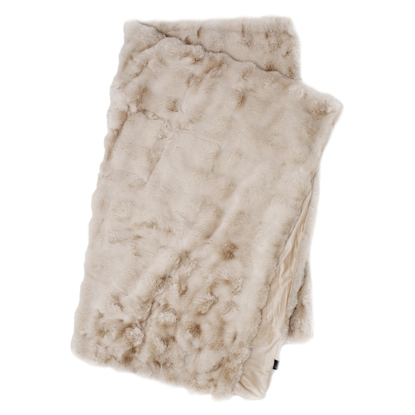 Kunstfelldecke beige 140x220cm, 100% PES
