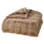 Kunstfelldecke camel 100% Polyester 150x200cm