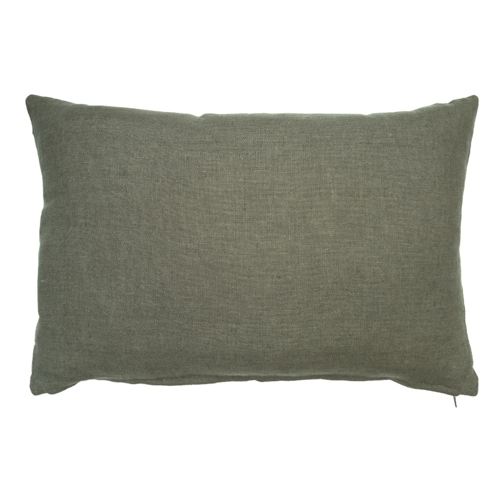 KEVIN Kissen Kaki mit schwarzen Streifen, 40x60cm