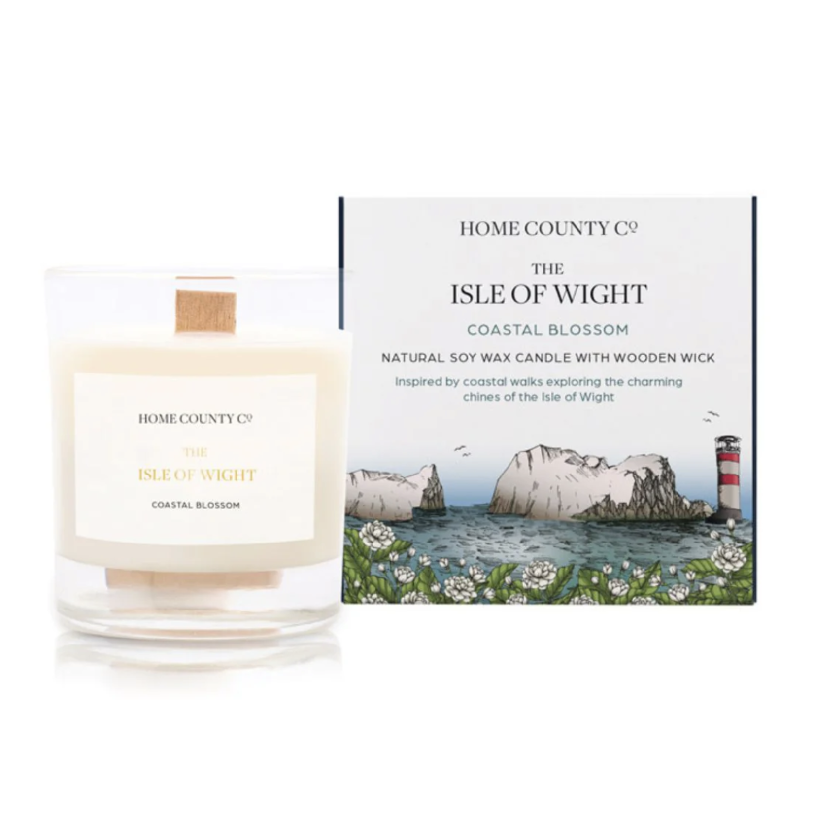 The Isle of Wight  Duftkerze Küstenblüten 200g