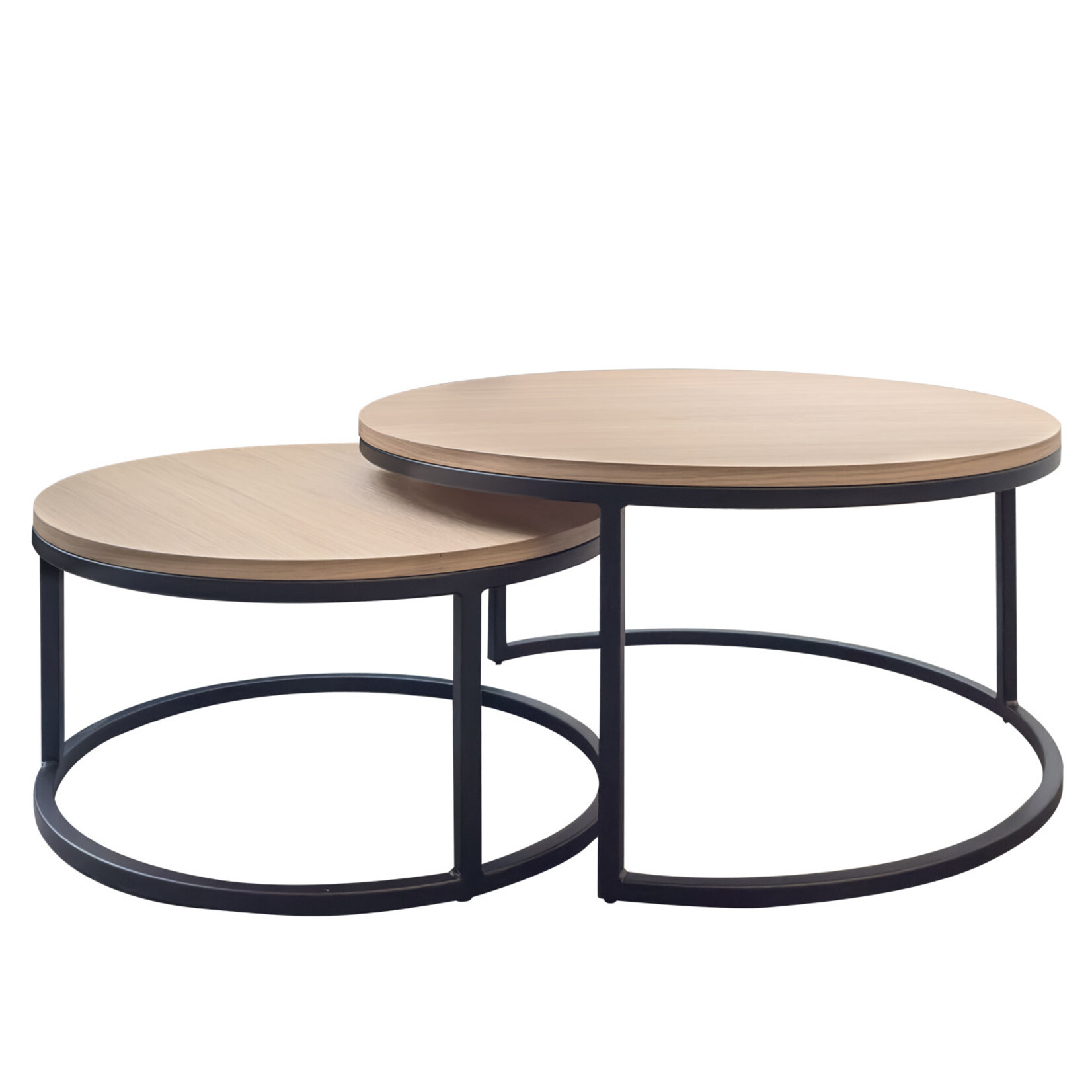 Calobra Salontische (set) natur, 80xH38cm / 60xH30cm