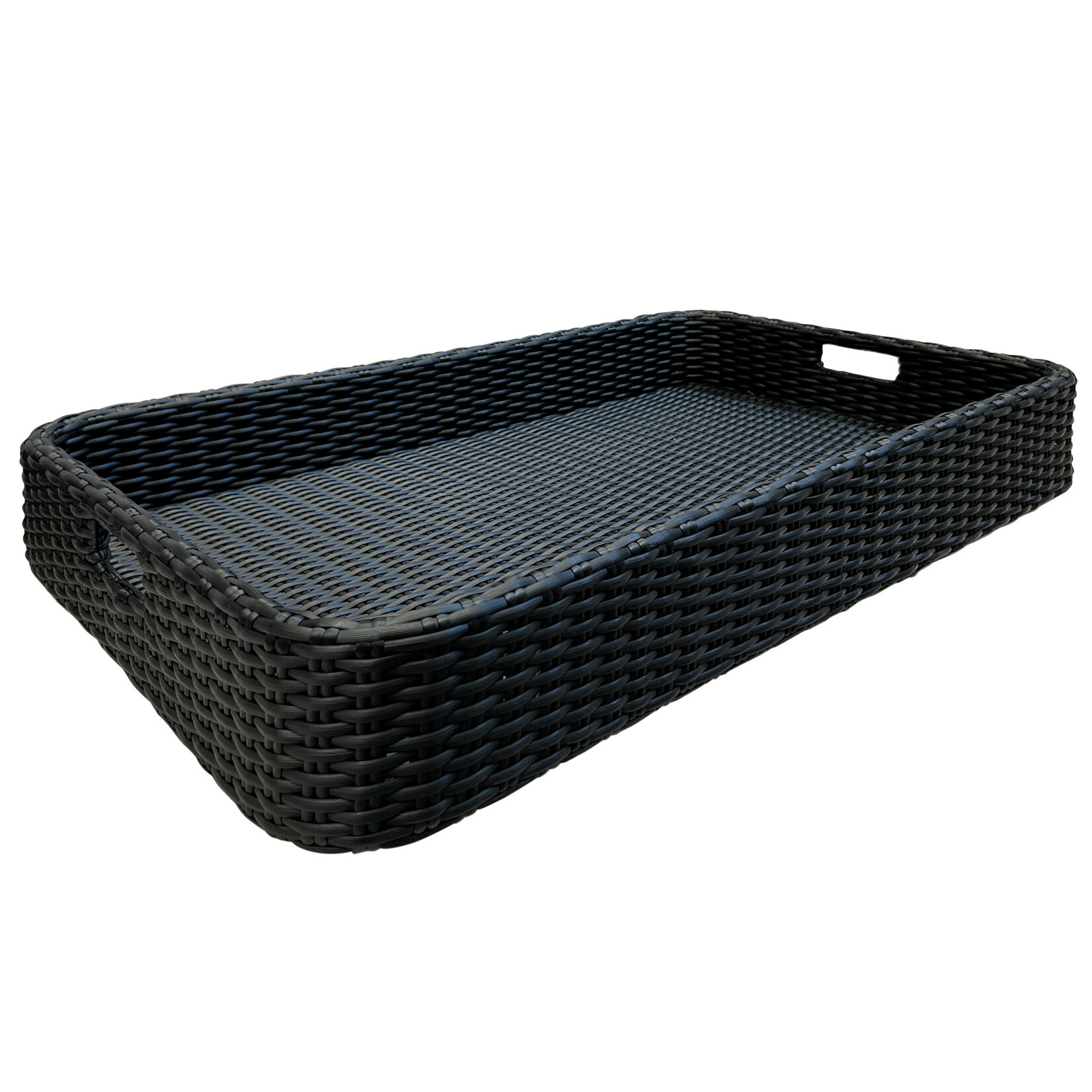 Arco Floating Tablett schwarz, 80x50xH11cm