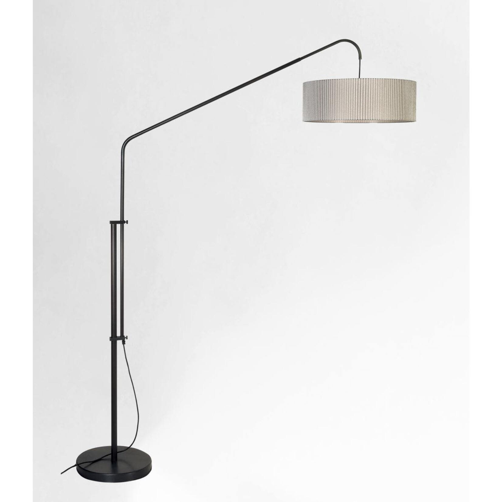 Bogenlampe Evan, bronze, D55x130/175xH170/210cm