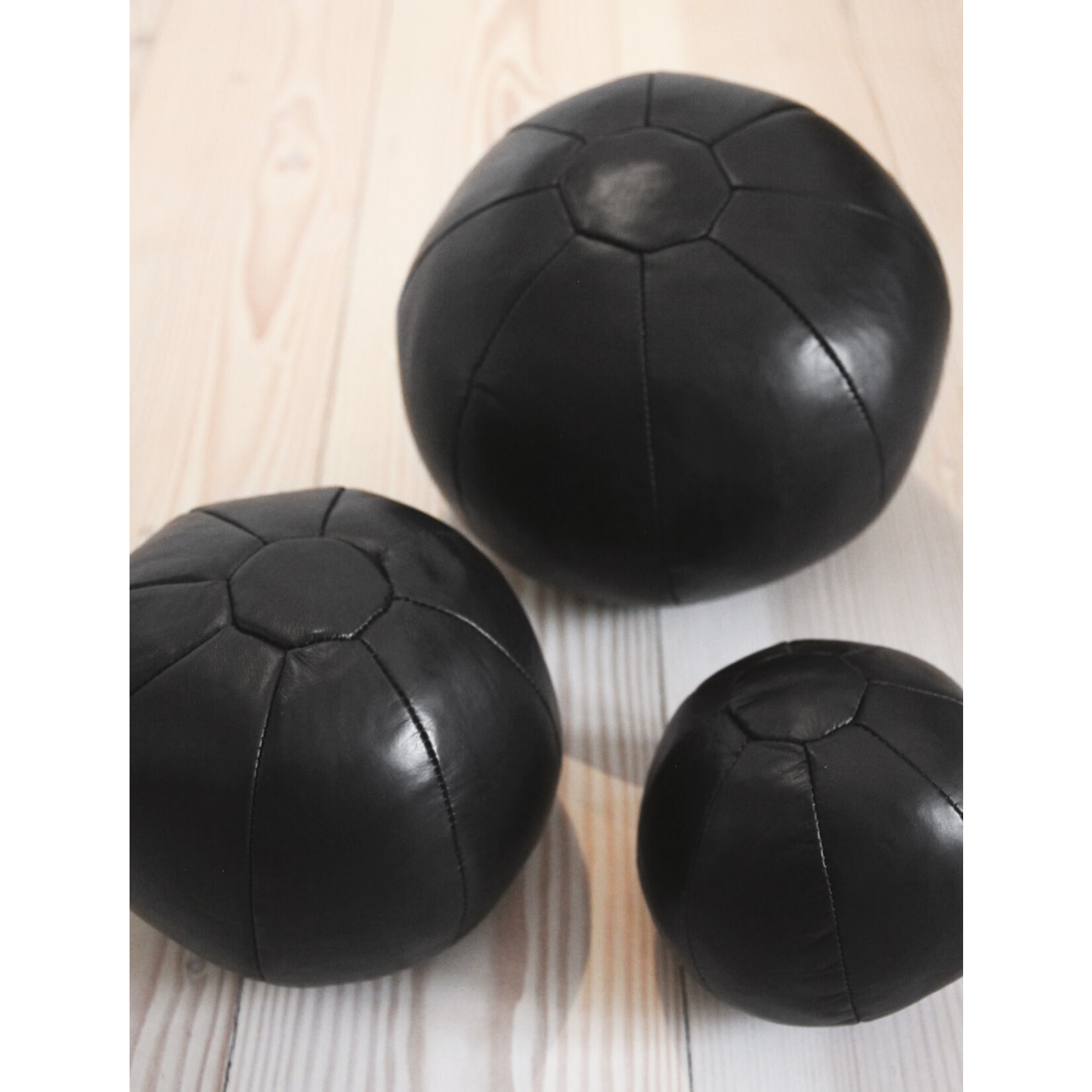 Balou Medizinball  Leder schwarz 3KG