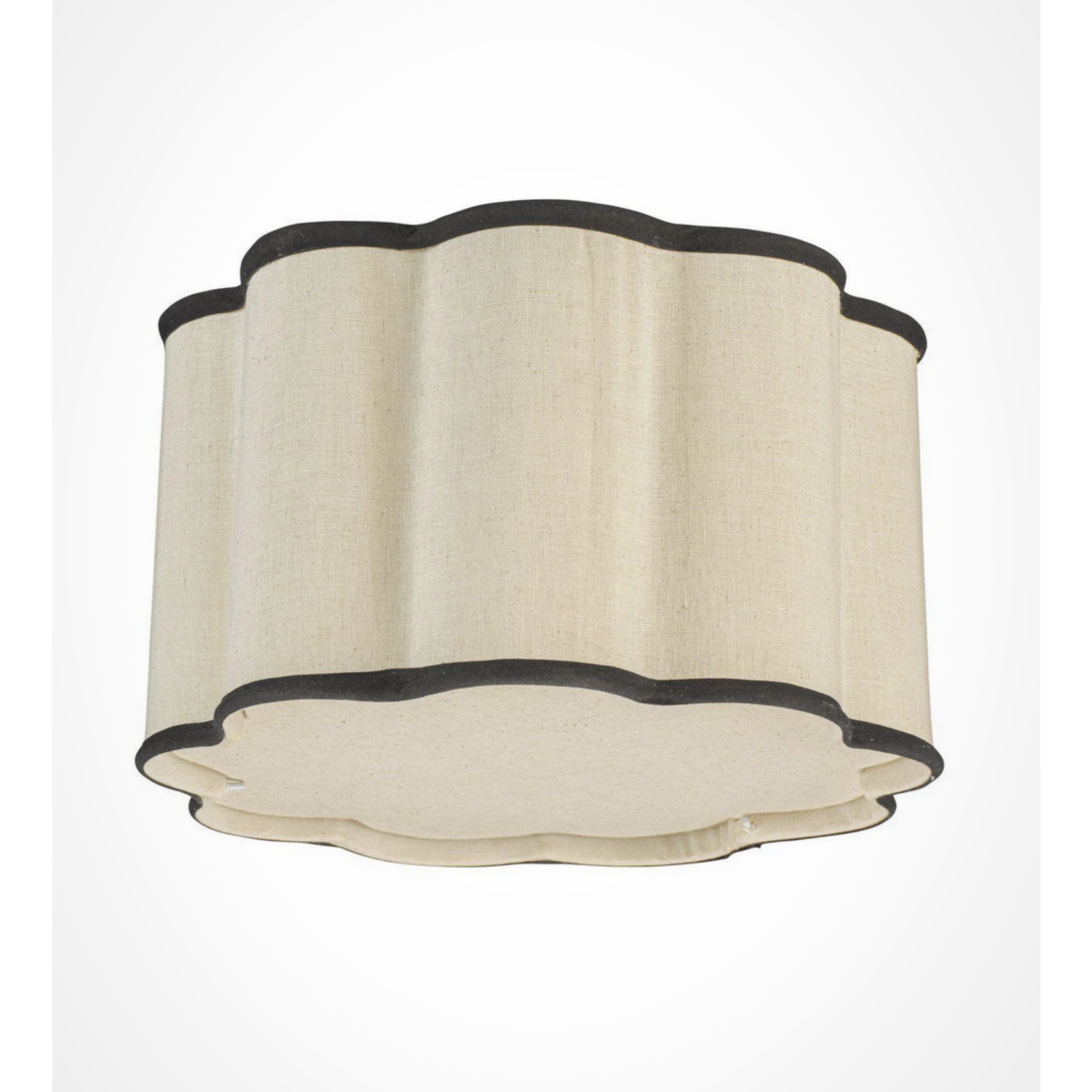 Deckenlampe Julia nature/schwarz  35x35H21cm