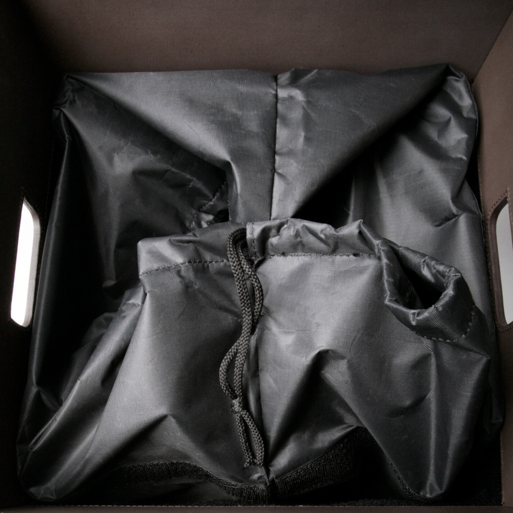 Wäschekorb Leder: braun, Naht: weiss 41x41x72cm