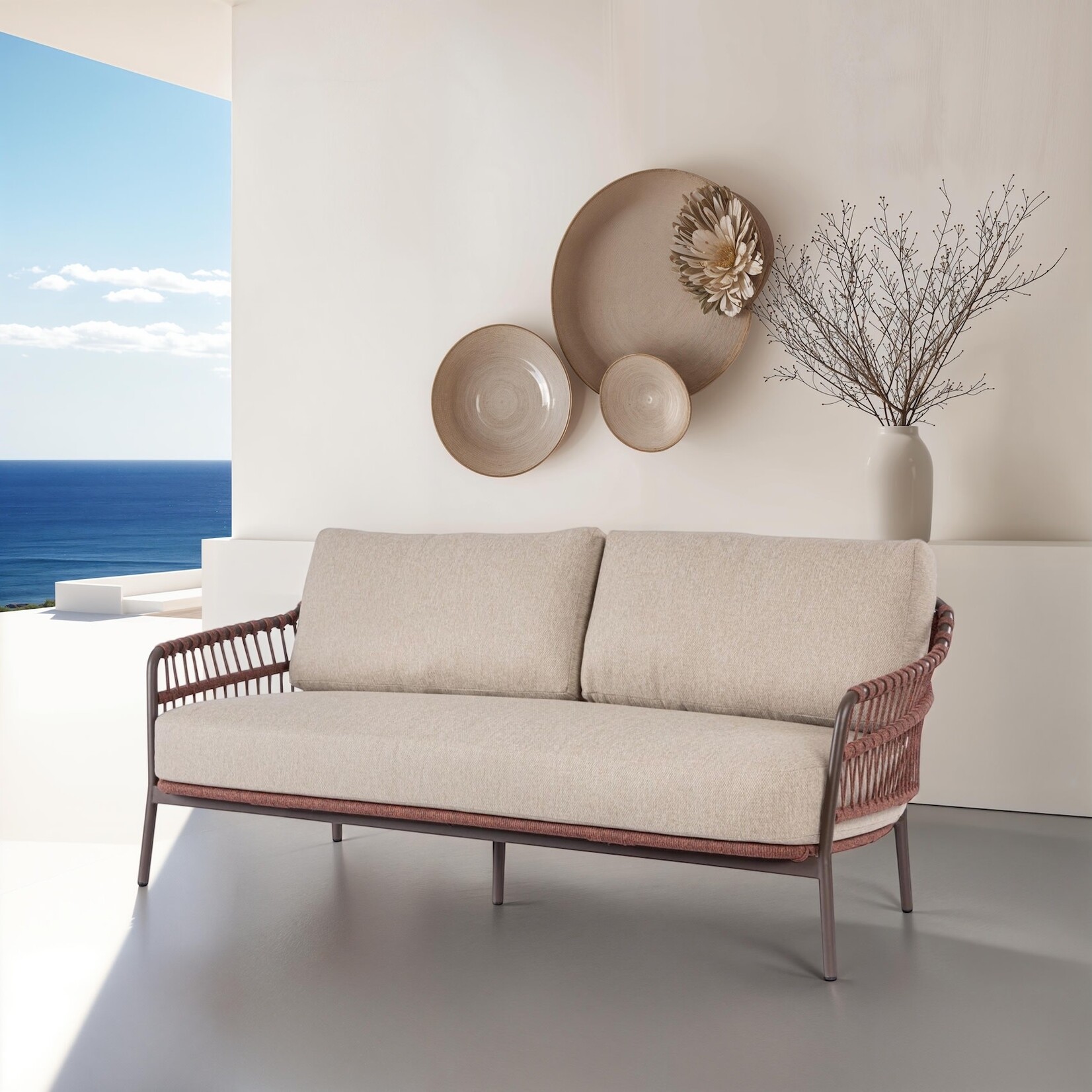 Talaia Java Outdoor Sofa 3-sitzer inkl. Kissen