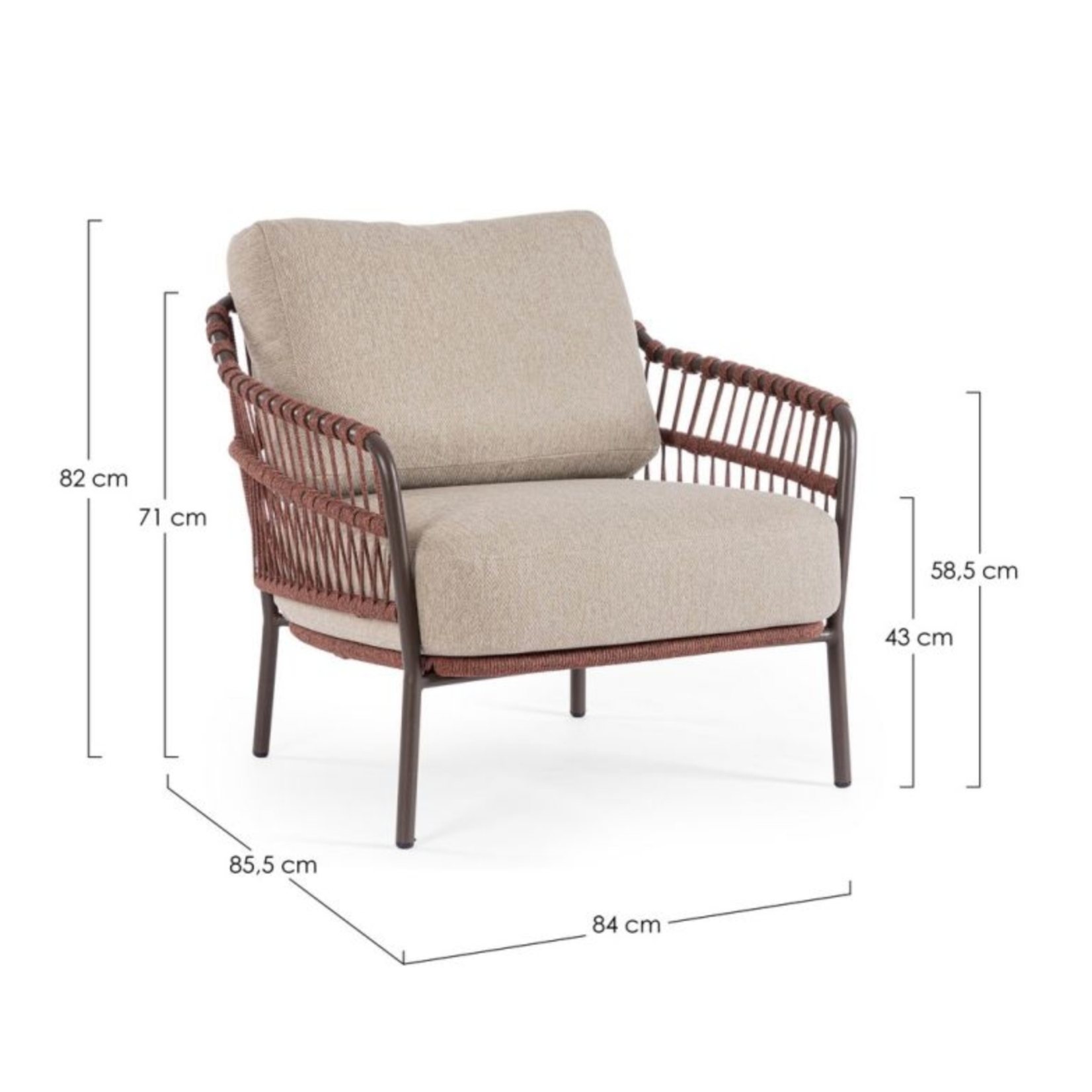 Talaia Java Outdoor Sessel inkl. Kissen