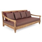 Daybed Teak 190x112xH81cm, weinrot