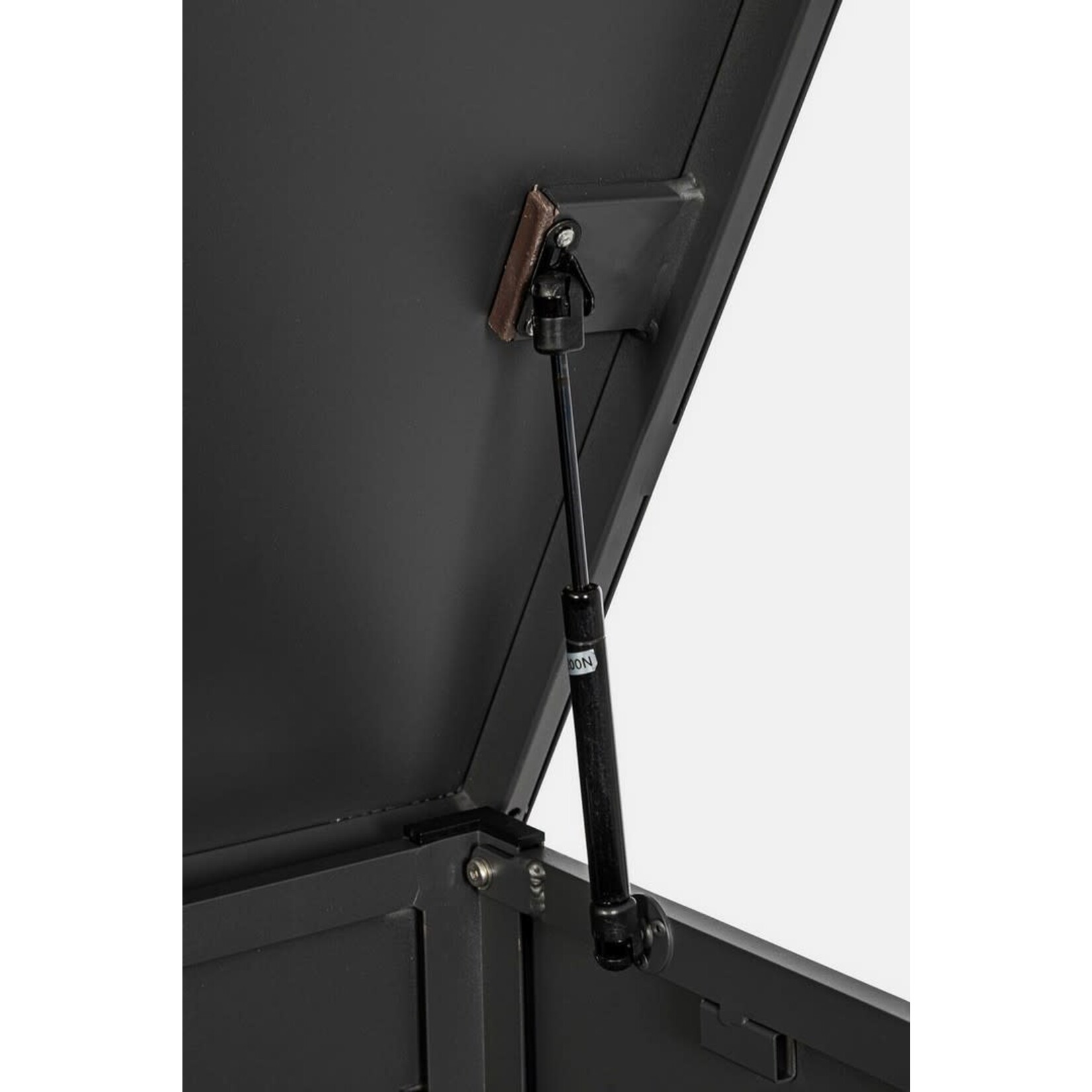 Kissenbox schwarz 155x97xH83cm Aluminium mit Räder