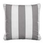 Kissen Outdoor grau/weiss 50x50cm