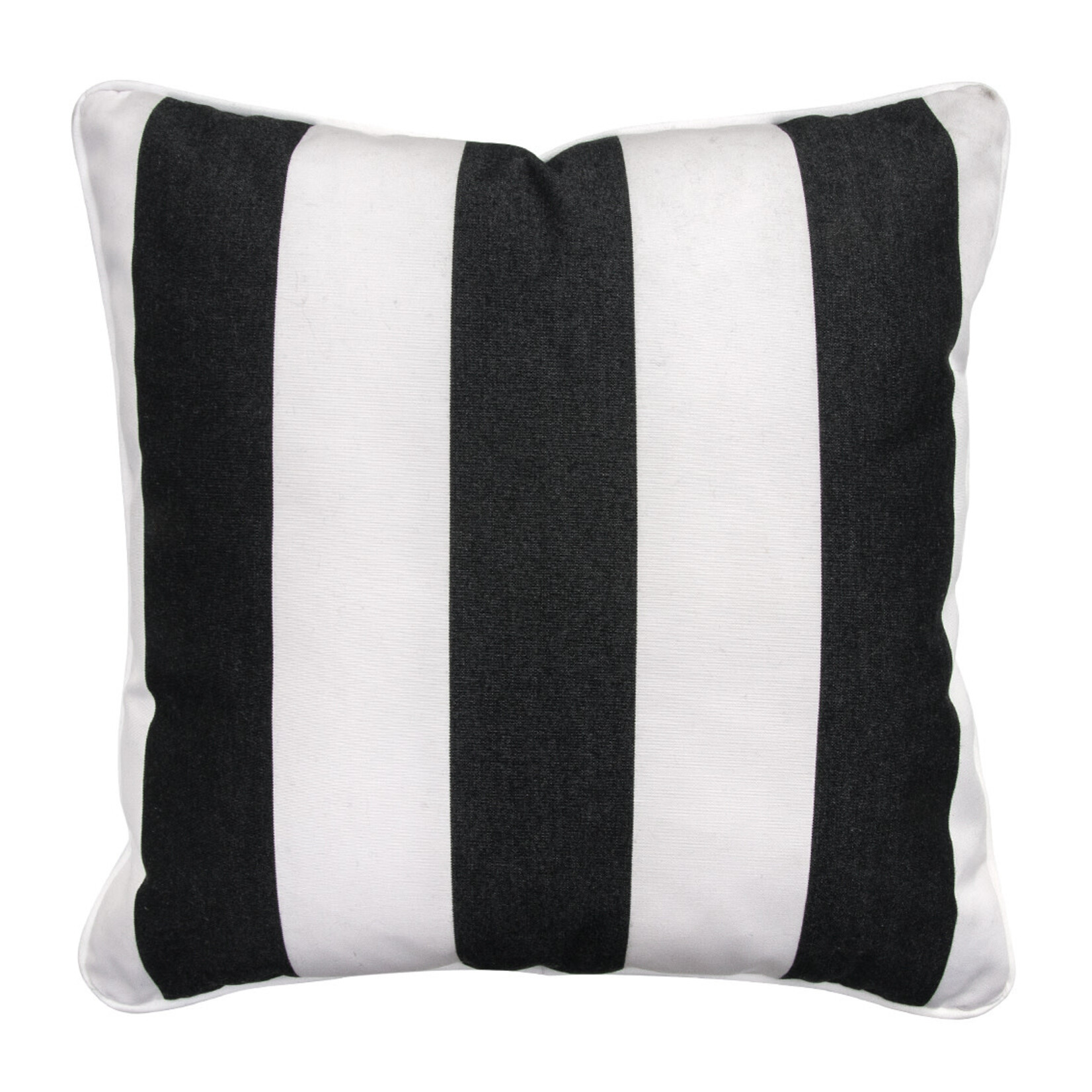 Kissen Outdoor schwarz/weiss 50x50cm