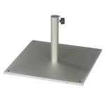 Sonnenschirmständer Metall 40kg silver 60x60x1.4cm, bis D63cm