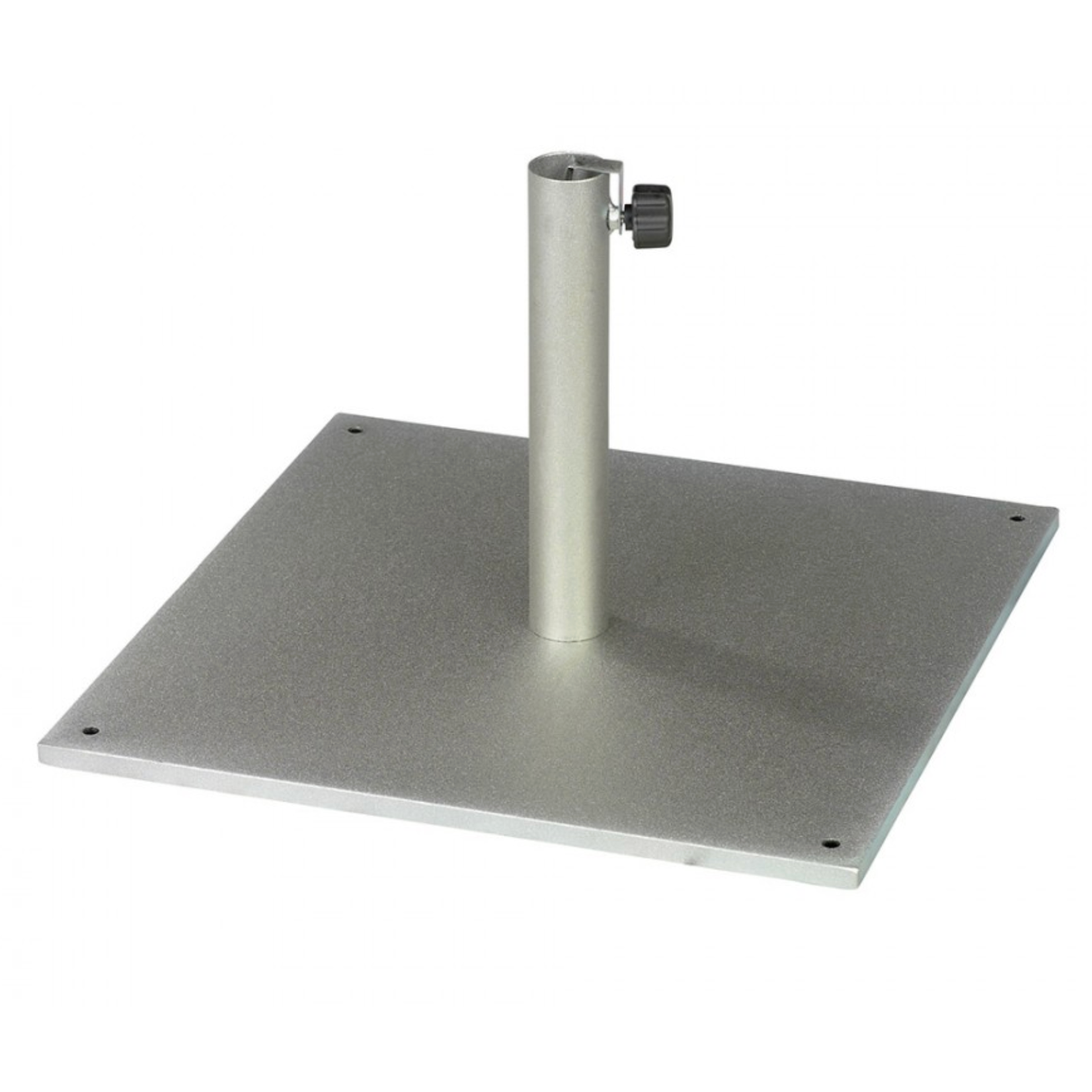Sonnenschirmständer Metall 40kg silver 60x60x1.4cm, bis D63cm