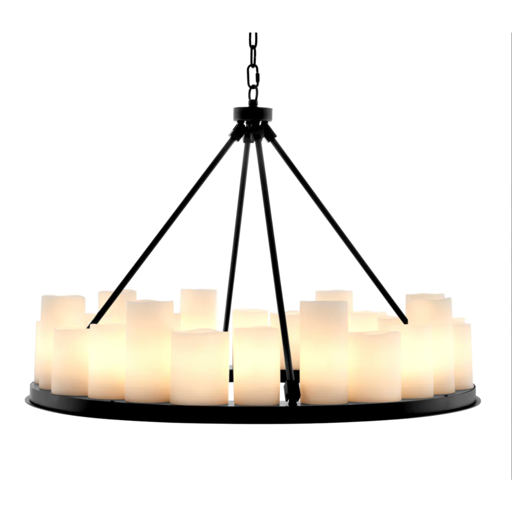 Commodore Chandelier, DM90cm, schwarz