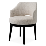 Sofia Stuhl, B58.5xT60xH82cm (SH49.5cm), Stoff: Seashell off-white