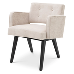 Locarno Stuhl, B61xT62xH75cm (SH50cm), Stoff: Sisley beige