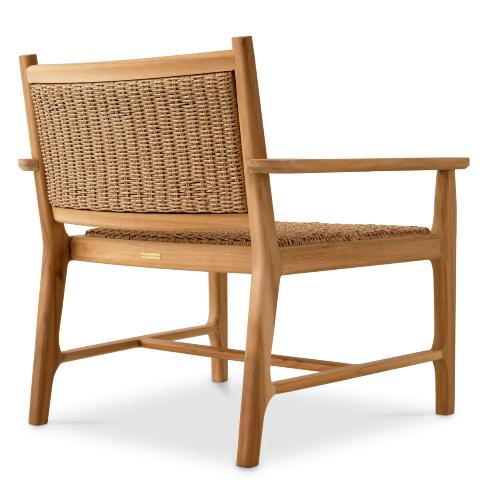 Pivetti Outdoor-Sessel B70xT66xH75cm (SH40cm), Teak natur & Rattan