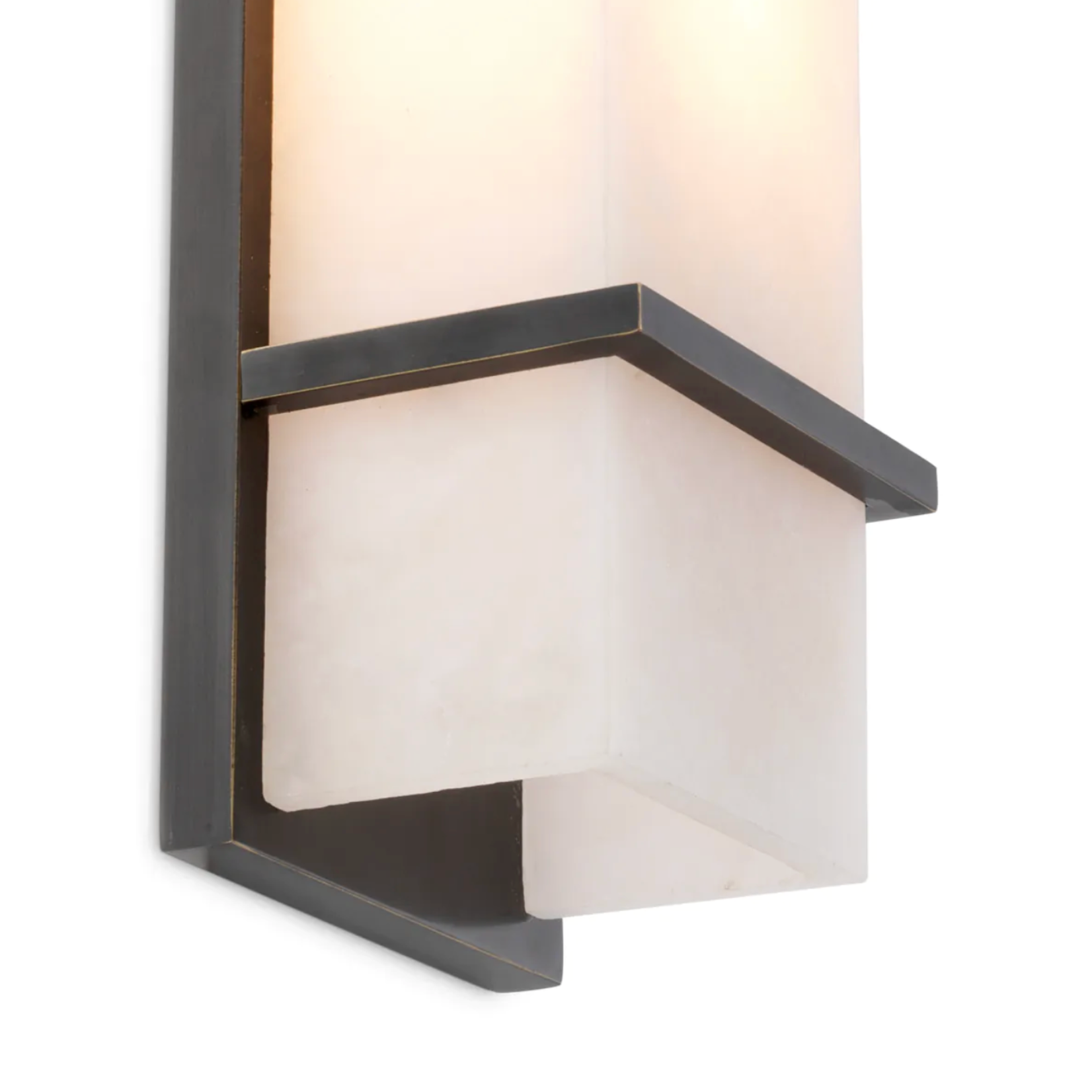 Spike L Wandlampe, 13x9xH60cm, bronze