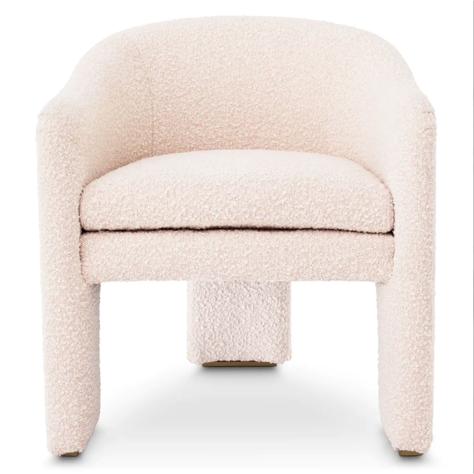 Pebbles Stuhl 66x67xH69cm, Stoff: Bouclé cream
